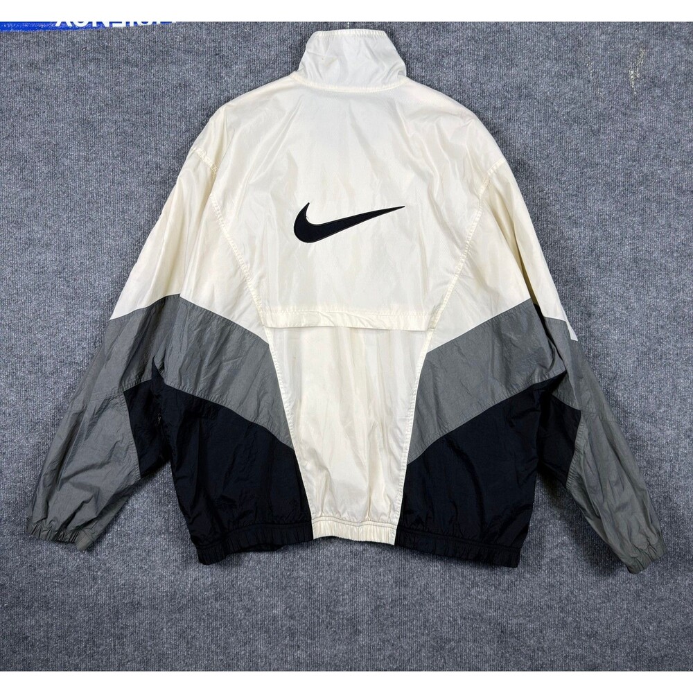 Nike Men's Vintage 90s Windbreaker Jacket Size XL Big Swoosh Colorblock Rare